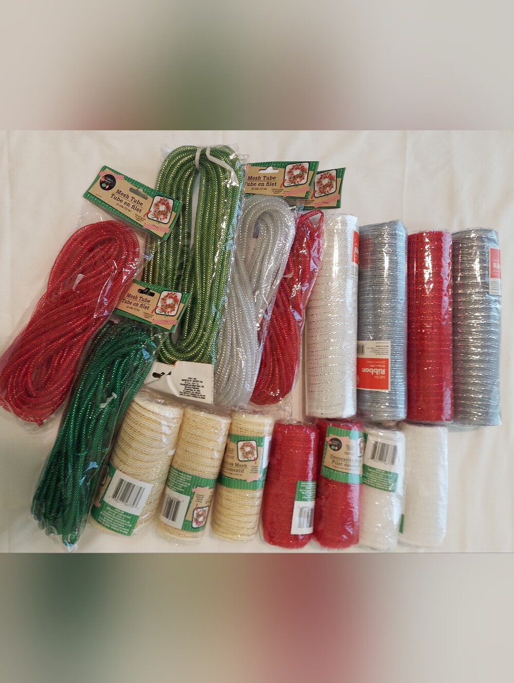 NWT Decorative Mesh & Mesh Tube Variety Collection Unopened Original Packaging - Picture 2 of 7
